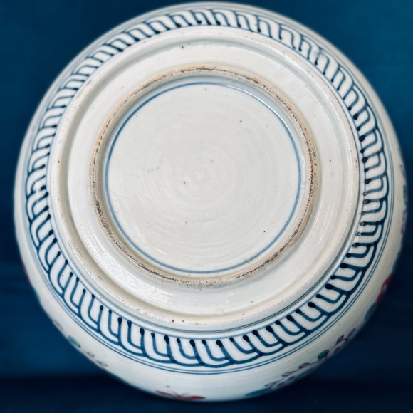 19th Century Imari Japanese Meiji Bowl with Crane Motif - Picture 8 of 8